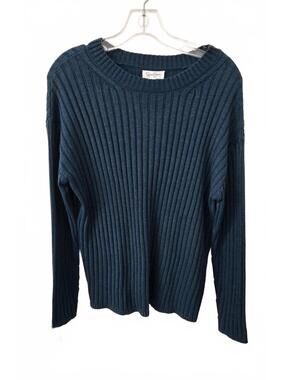 Jessica Simpson Ribbed Knit Sweater Size Small Blue